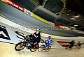 dinsdag 4 januari 2004<br />Servais traint op de wielerbaan achter de derny van Joop Zijlaard<br /><br />FOTO: COR VOS